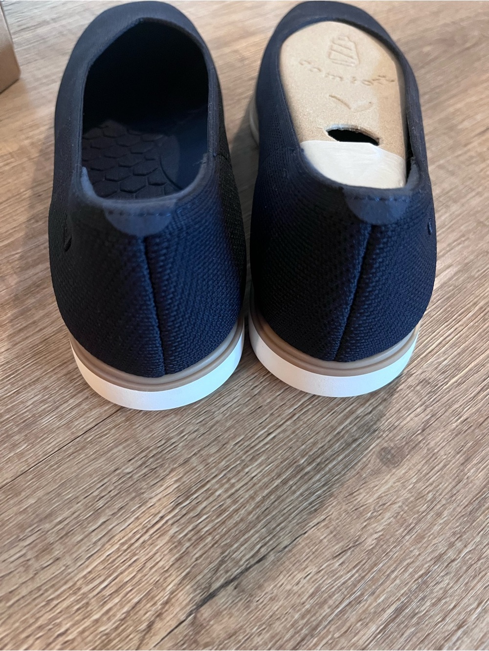 VIVAIA Mabel Navy Blue Square Toe Ballet Flats - NWT - Picture 10 of 13